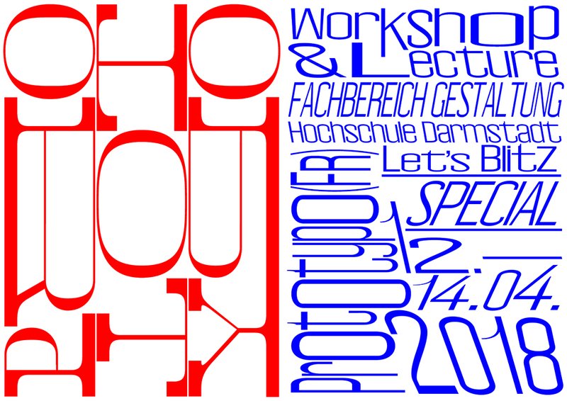 Workshop posters made with Prototypo